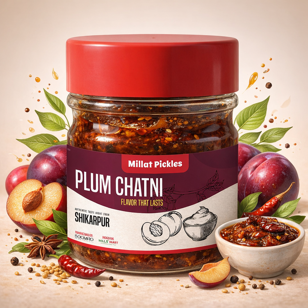 Millat Mart Special Shikarpur Plum Chatni 500g