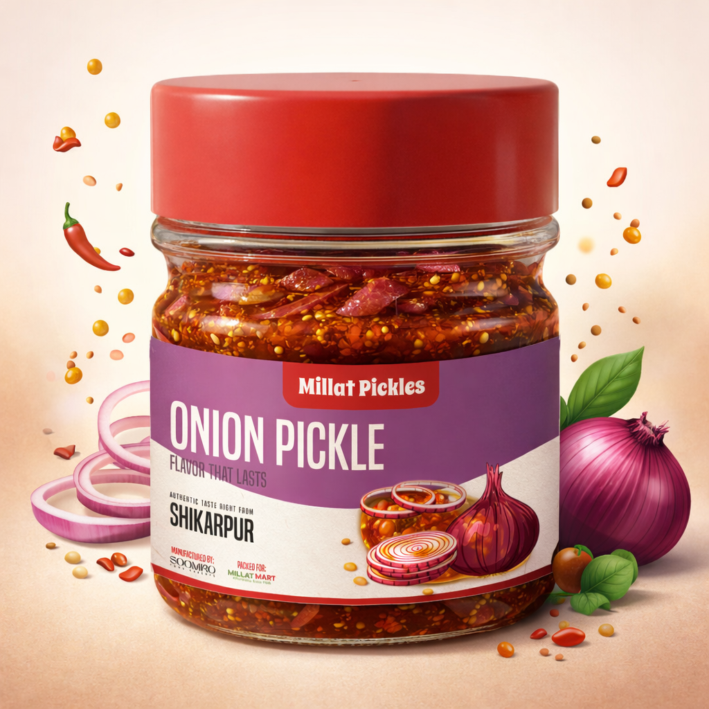 Millat Mart Special Shikarpur Onion Achar 500g
